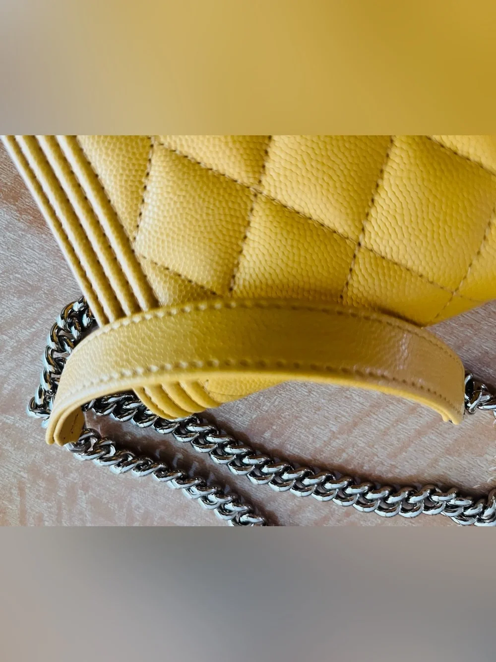 CHANEL boy wallet on chain - brand new